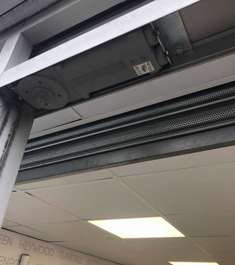 8 - Replaced transom closer with new (new)