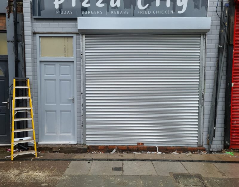 Roller shutter installation in Liverpool 1