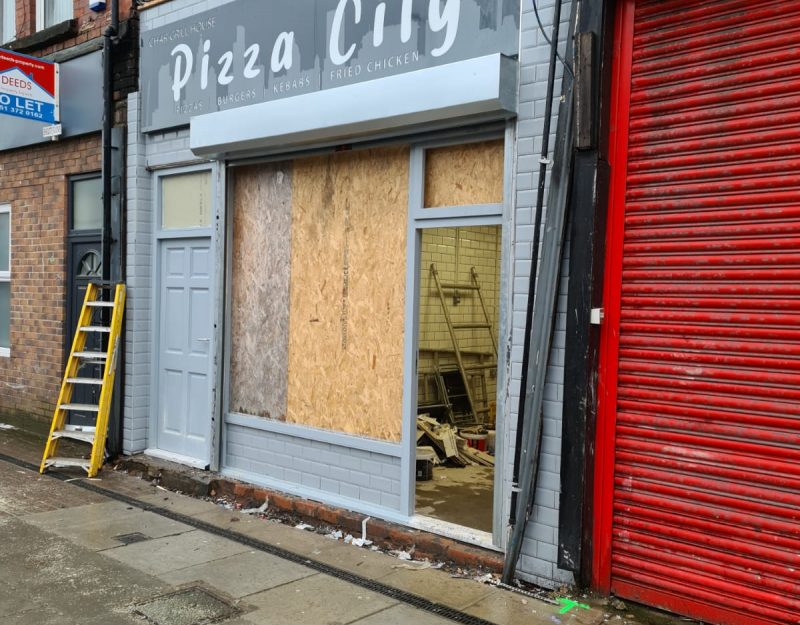 Roller shutter installation in Liverpool 2